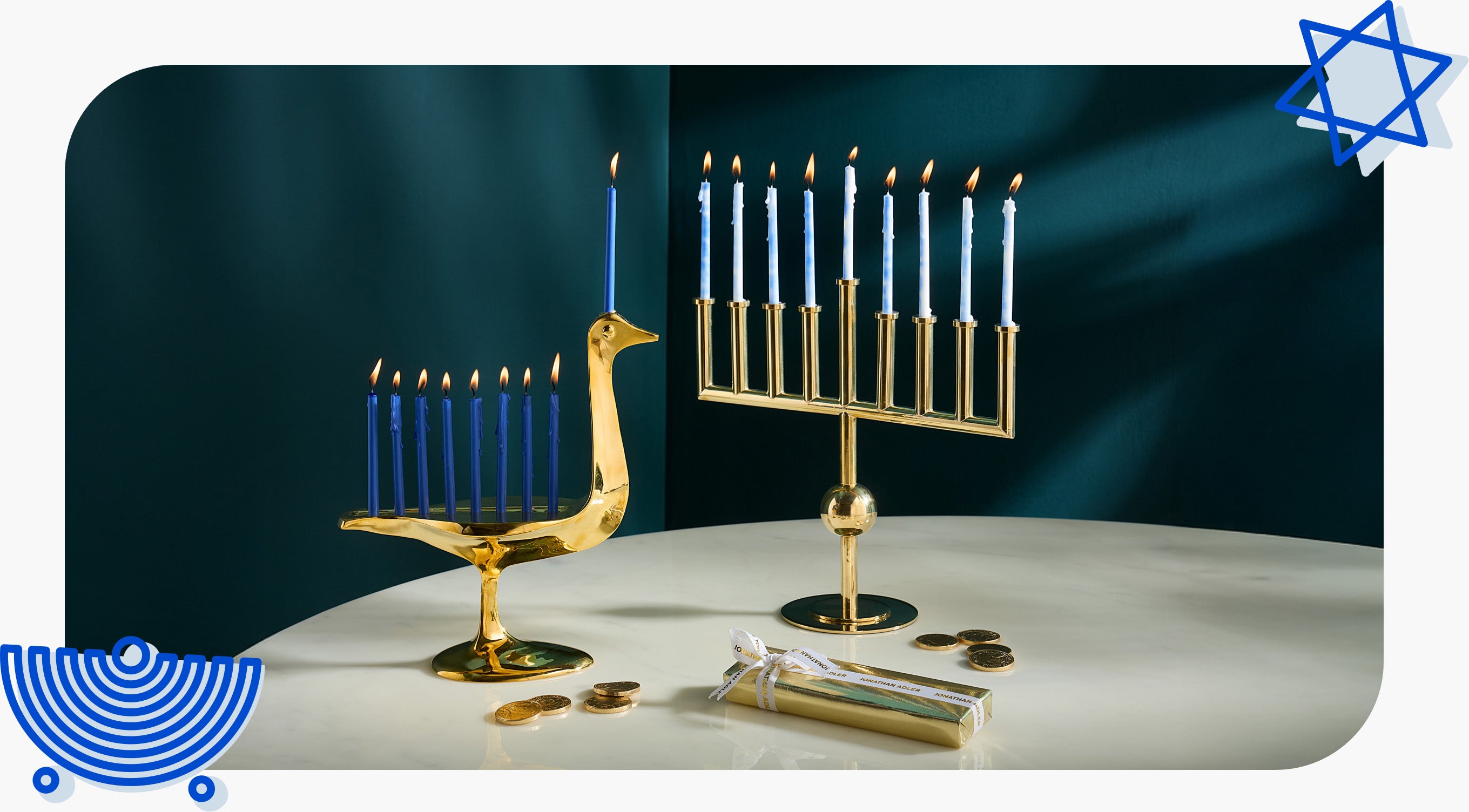 Jonathan Adler Menorahs