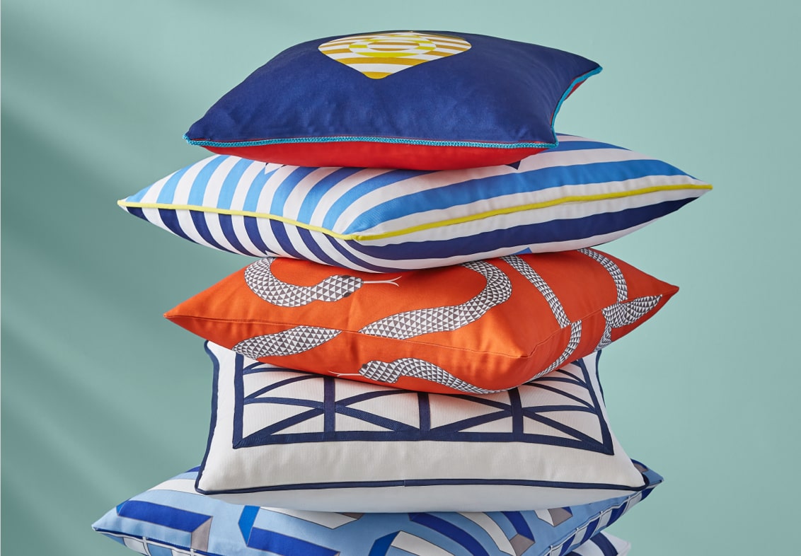 Outdoor Pillows, Jonathan Adler