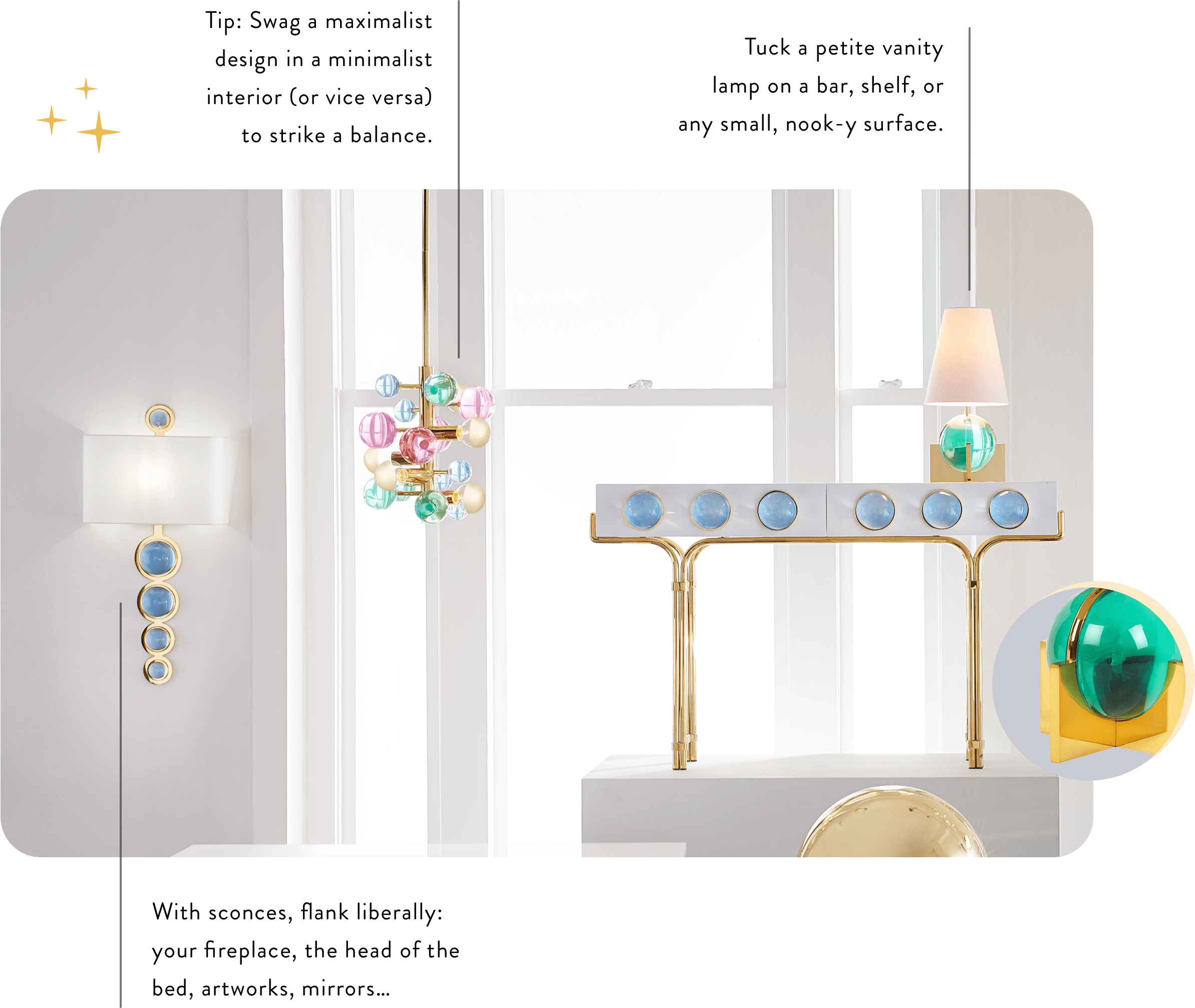 Modern lighting collections from Jonathan Adler